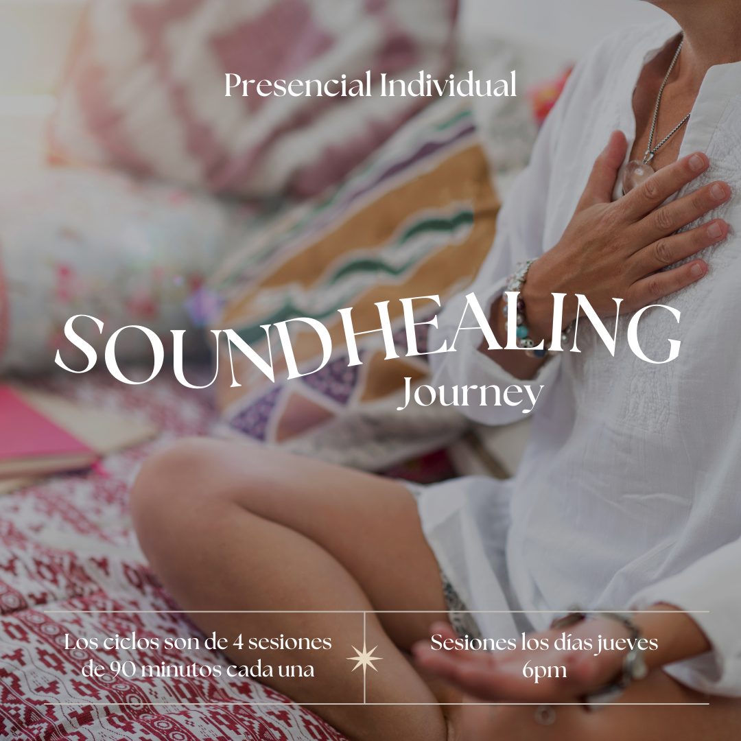 Sound Healing Journey 4 sesiones individuales